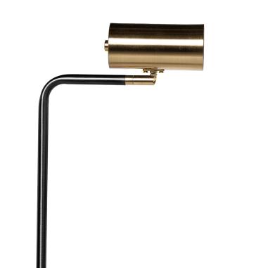 Lampara Suelo Rugat Negro | Relax Muebles