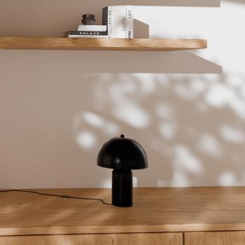 Lampara Sobremesa Pruna Negro | Relax Muebles 2