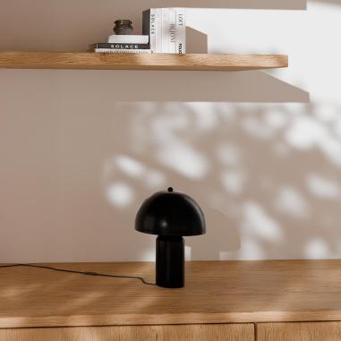 Lampara Sobremesa Pruna Negro | Relax Muebles
