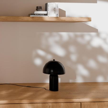 Lampara Sobremesa Pruna Negro | Relax Muebles