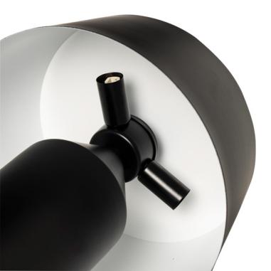 Lampara Sobremesa Illar Negro | Relax Muebles