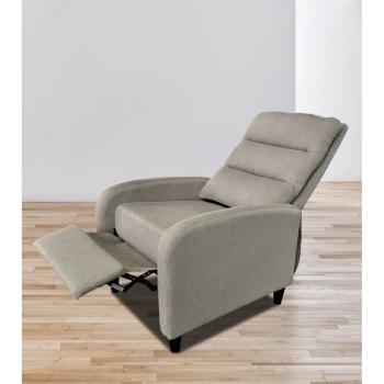 Butaca relax Arya tapizada beige o gris