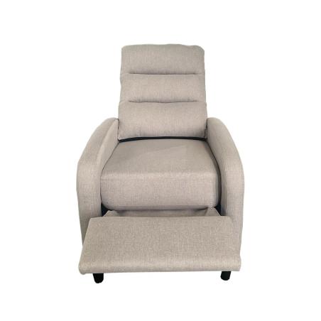 Butaca relax Arya tapizada beige o gris