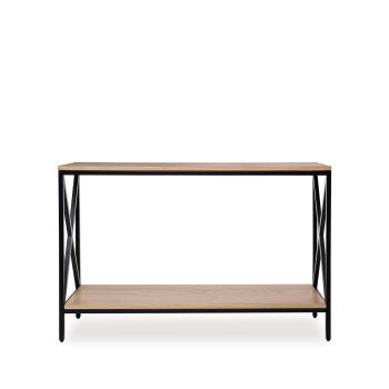 Consola Riga Roble/negro | Relax Muebles 2