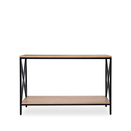 Consola Riga Roble/negro | Relax Muebles