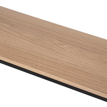 Consola Riga Roble/negro | Relax Muebles
