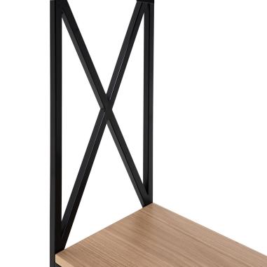 Consola Riga Roble/negro | Relax Muebles