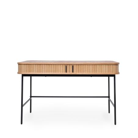 Escritorio Cornell Roble/negro | Relax Muebles