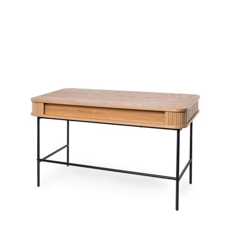 Escritorio Cornell Roble/negro | Relax Muebles