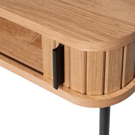 Escritorio Cornell Roble/negro | Relax Muebles
