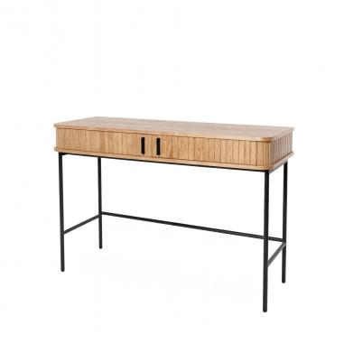 Consola Jaska Roble/negro | Relax Muebles