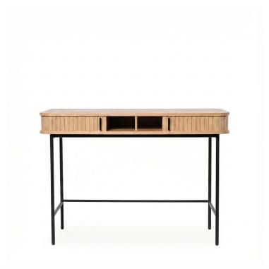 Consola Jaska Roble/negro | Relax Muebles