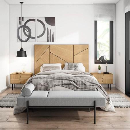 Cabezal 135 Landi Siena Roble | Relax Muebles