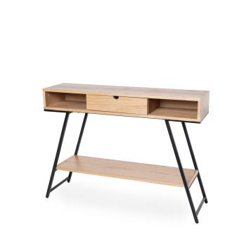 Consola Sami Roble/negro | Relax Muebles