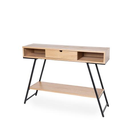 Consola Sami Roble/negro | Relax Muebles