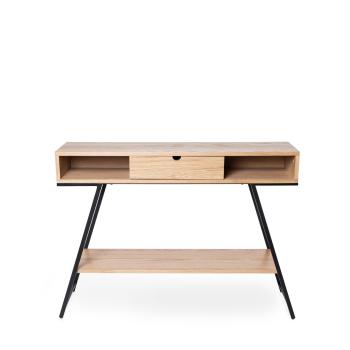 Consola Sami Roble/negro | Relax Muebles 2