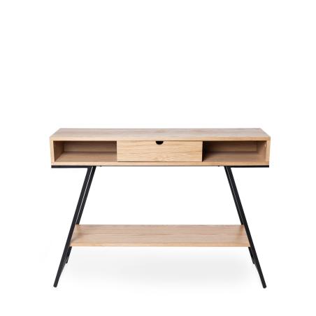 Consola Sami Roble/negro | Relax Muebles