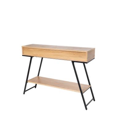 Consola Sami Roble/negro | Relax Muebles