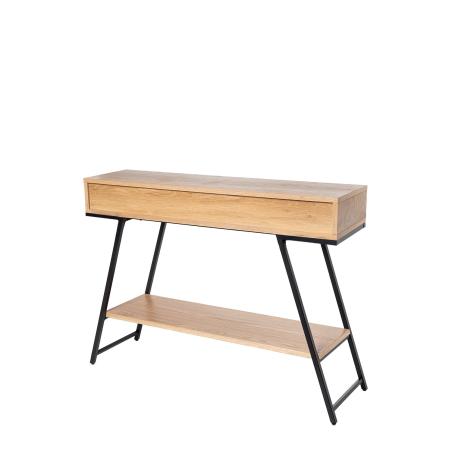 Consola Sami Roble/negro | Relax Muebles