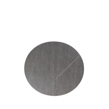 Mesa Zuri 130 Red. Gris/negro | Relax Muebles