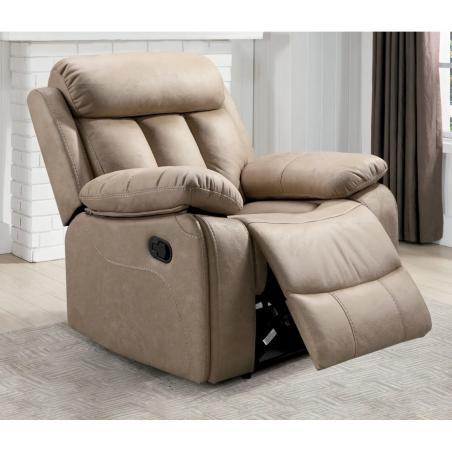SOFA 1P RELAX MADRID 2 BEIG - CHOCOLATE - MARENGO de oferta en RelaxMuebles.com