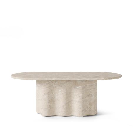 Mesa Lorraine 220 Marmol Travertino | Relax Muebles