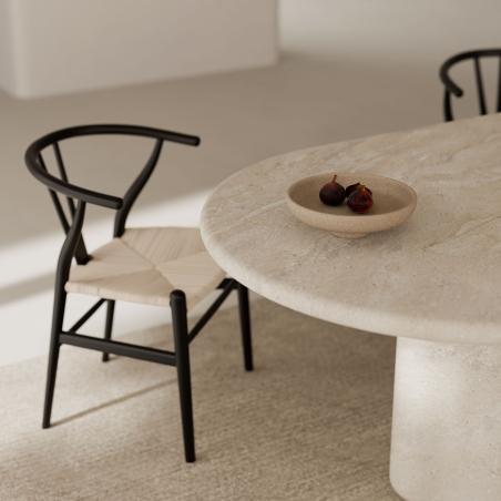 Mesa Lorraine 220 Marmol Travertino | Relax Muebles