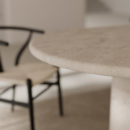 Mesa Lorraine 220 Marmol Travertino | Relax Muebles