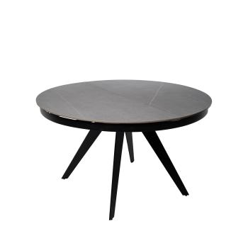Mesa Luna 130 Red. Gris/negro | Relax Muebles