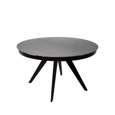 Mesa Luna 130 Red. Gris/negro | Relax Muebles