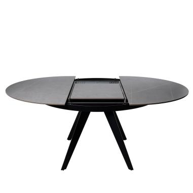 Mesa Luna 130 Red. Gris/negro | Relax Muebles
