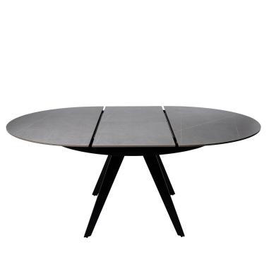 Mesa Luna 130 Red. Gris/negro | Relax Muebles