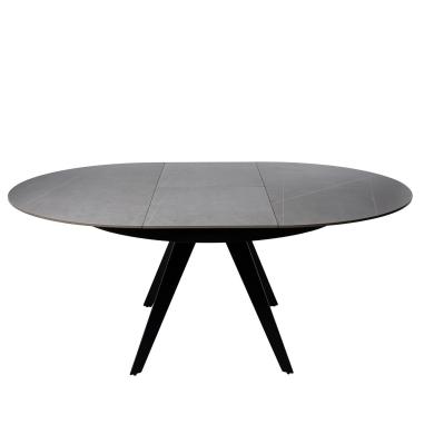 Mesa Luna 130 Red. Gris/negro | Relax Muebles
