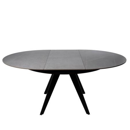 Mesa Luna 130 Red. Gris/negro | Relax Muebles