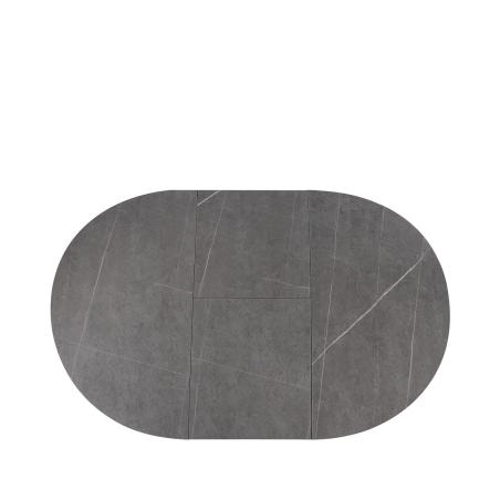 Mesa Luna 130 Red. Gris/negro | Relax Muebles