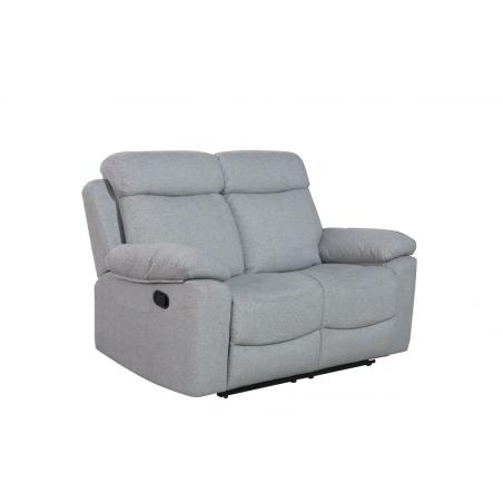 SOFA 2P RELAX MANUAL MOD OLIMPO GRIS EN RELAXMUEBLES.COM