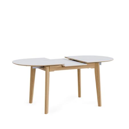 Mesa Velma 140 Ext.blanco/roble | Relax Muebles