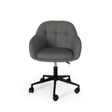 Silla Oficina Canterbury Gris Oscuro | Relax Muebles